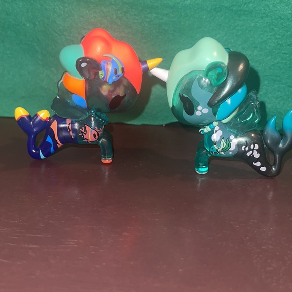 Lot of 2 Tokidoki Unicorno Mermicorno Series 2 Aquaria Fish and Cerulean - Picture 3 of 7